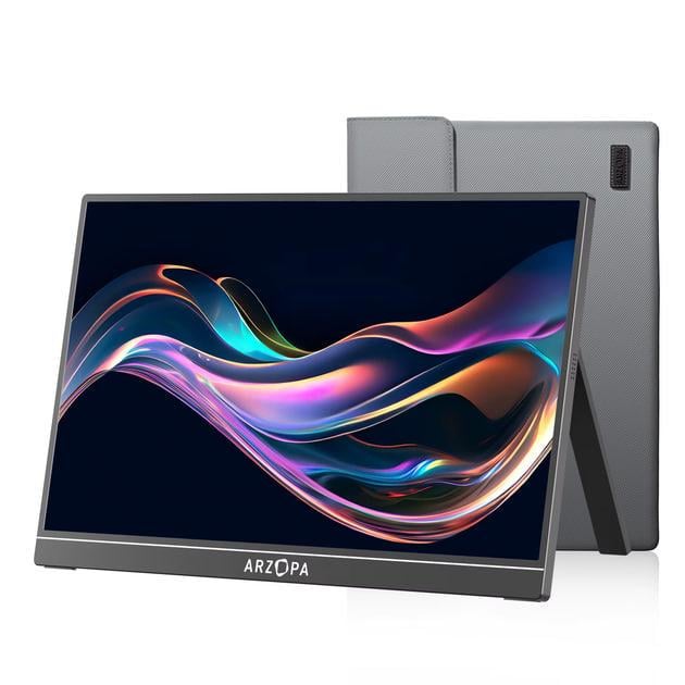 Монітор портативний Arzopa HDR10 IPS case 16,1" 1920x1080 144 Гц Grey