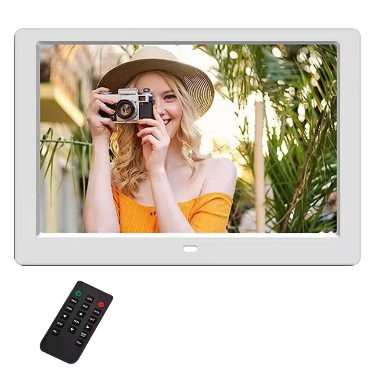 Фоторамка цифровая электронная с видео и музыкой с пультом IPS экраном часами/календарем 32 Гб (2627501297)