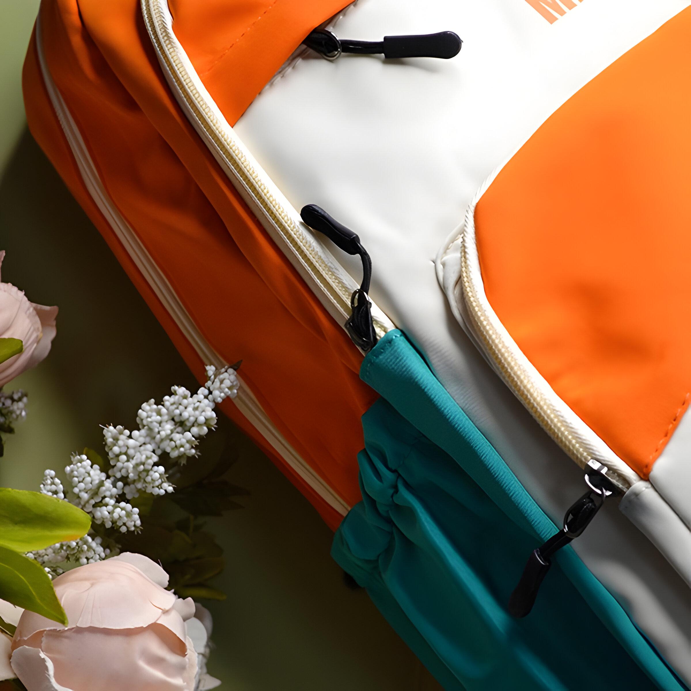 Городской рюкзак MDM 30х46х17 см Оранжевый (23-8) - фото 3 Городской рюкзак MDM 30х46х17 см Оранжевый (23-8) - фото 3