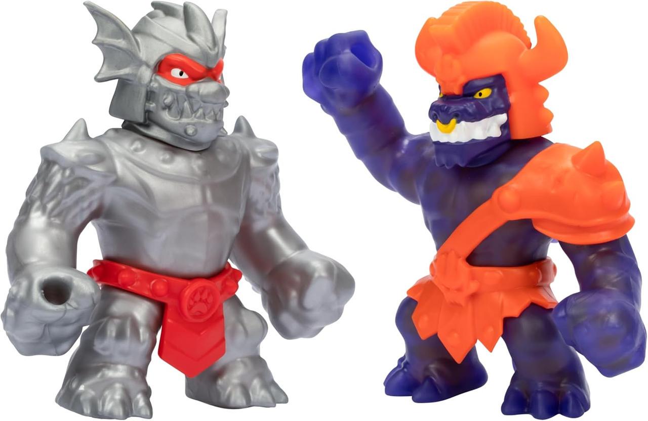 Игрушка-тягучка ГуДжитСу Goo Jit Zu Stretchy Knight Blazagon VS Squishy Corruptagon (42790) - фото 2 Игрушка-тягучка ГуДжитСу Goo Jit Zu Stretchy Knight Blazagon VS Squishy Corruptagon (42790) - фото 2