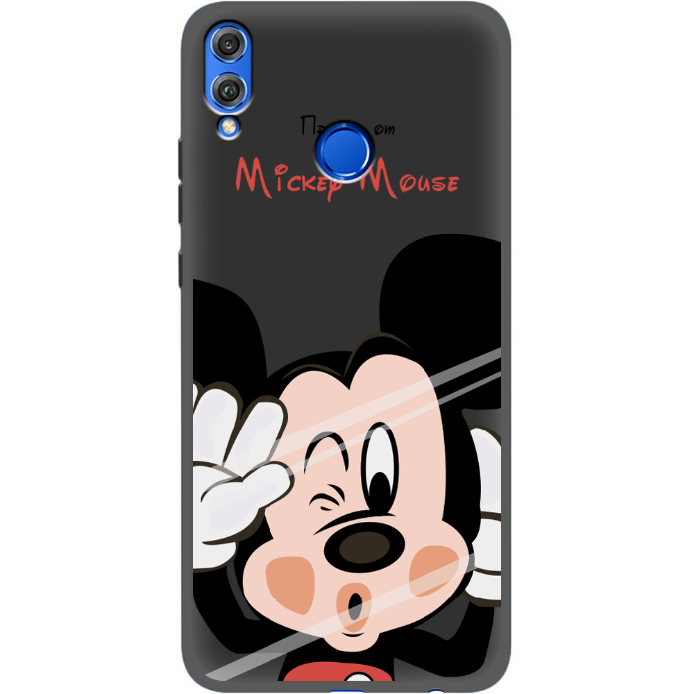 Чехол Boxface Honor 8x Mister M Черный силикон (35419-cc58-35500)