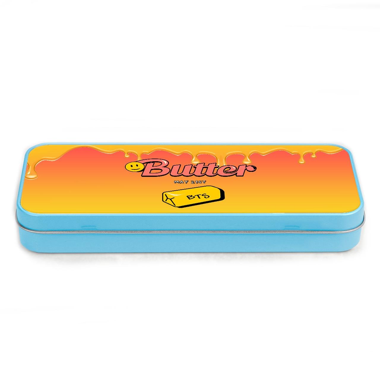 Пенал шкільний Butter BTS Блакитний (34408-3257-SK)