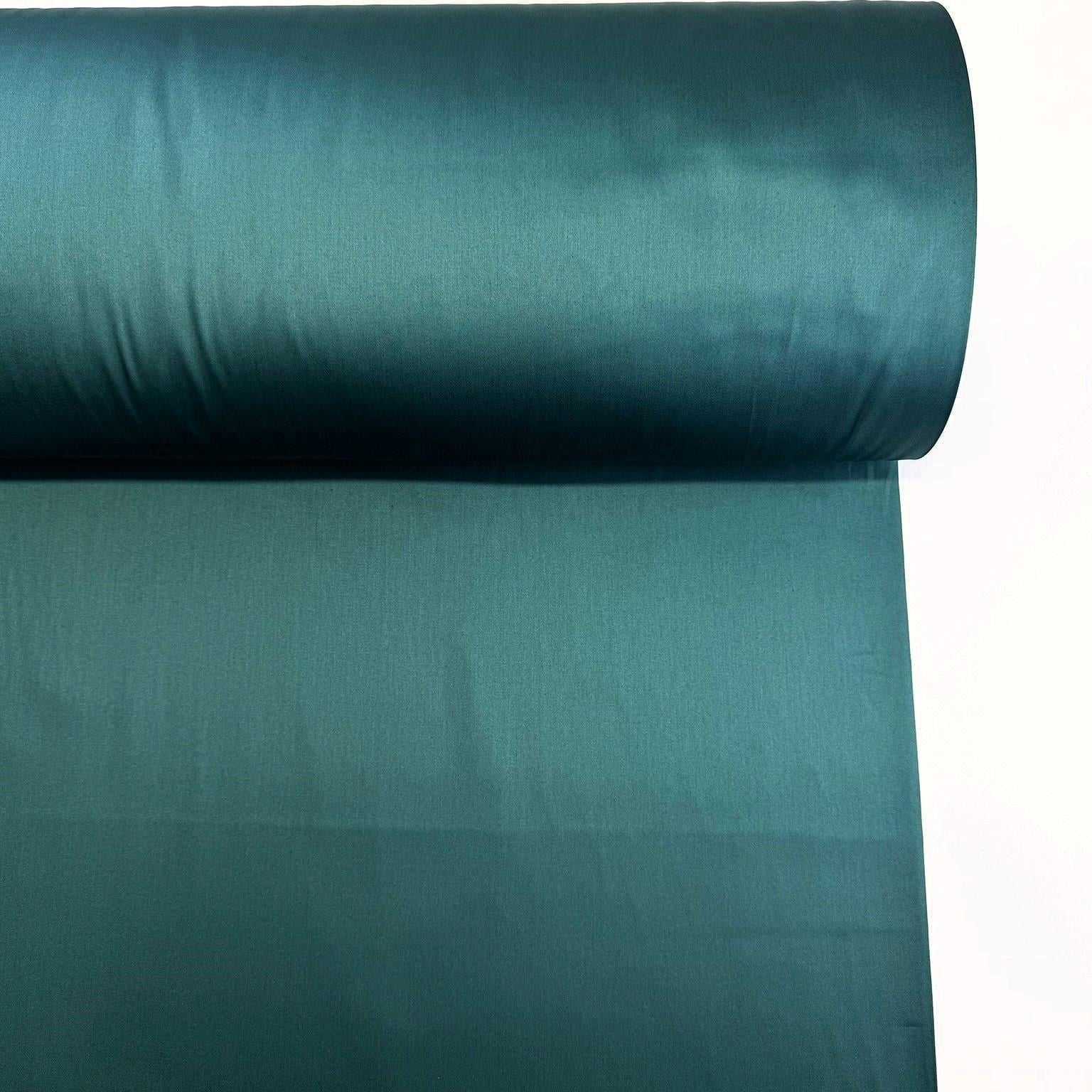 Тканина для постільної білизни сатин однотонна бавовна 240 см Смарагдовий (ST-3027/SB 25196)