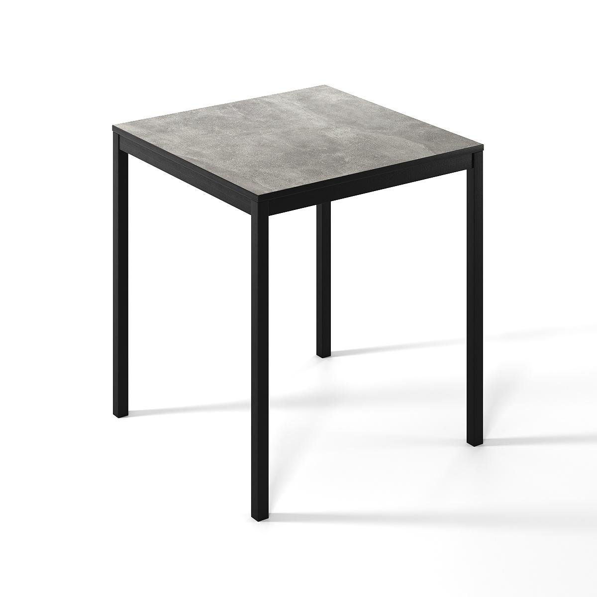 Стол обеденный Art in Head Brevity Loft mini 670х750х670 мм Ателье светлый/Черный металл (520028836)