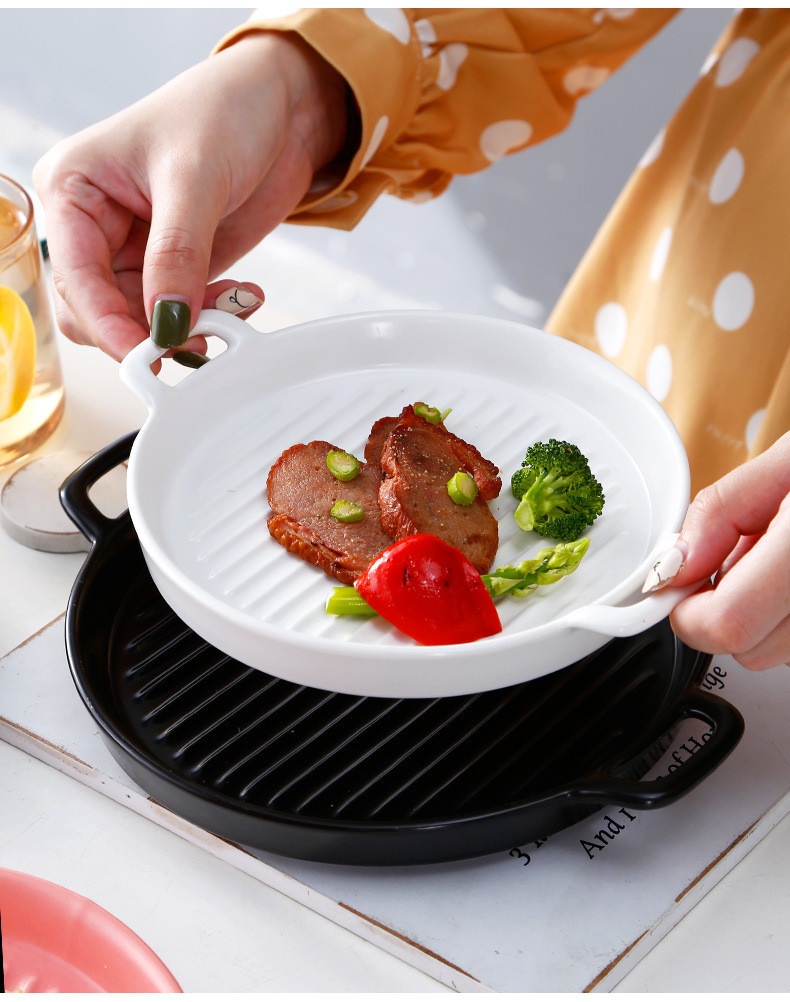 Блюдо з рифленим дном кругле 6742 22 см Білий (4356279) - фото 3 Блюдо з рифленим дном кругле 6742 22 см Білий (4356279) - фото 3