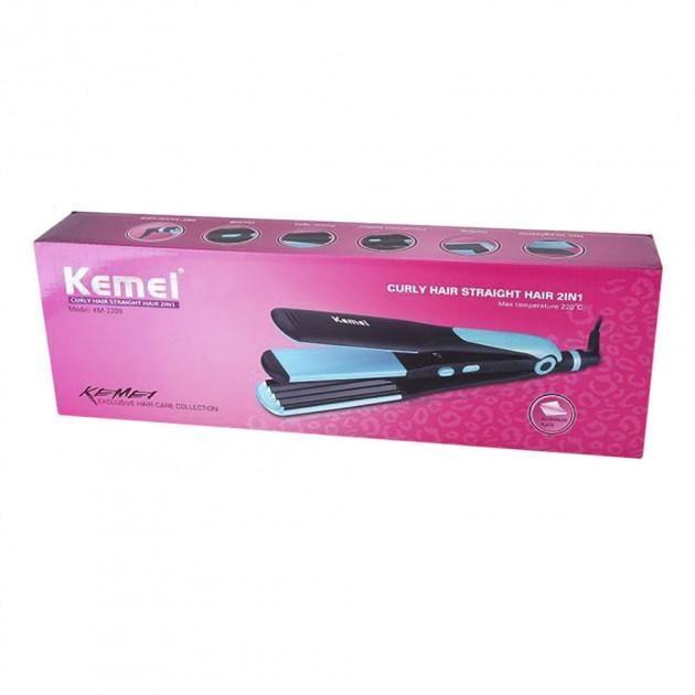 Плойка 2в1 Kemei КМ-2209 - фото 2