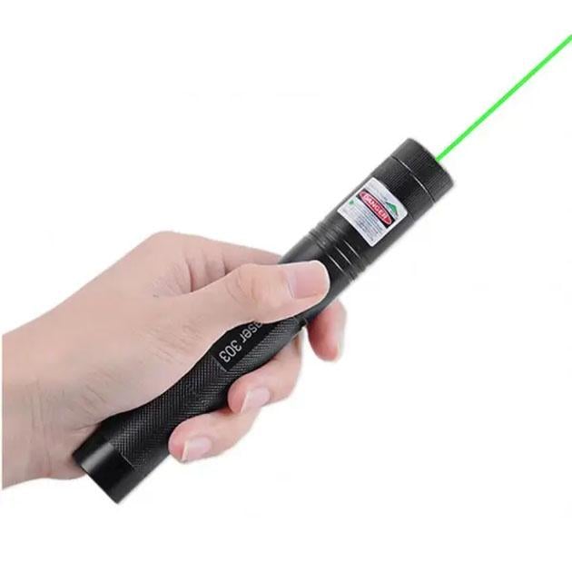 Указка лазерна Clefers Green Laser Pointer 303 дальність світіння 15-35 км (5002019) - фото 2