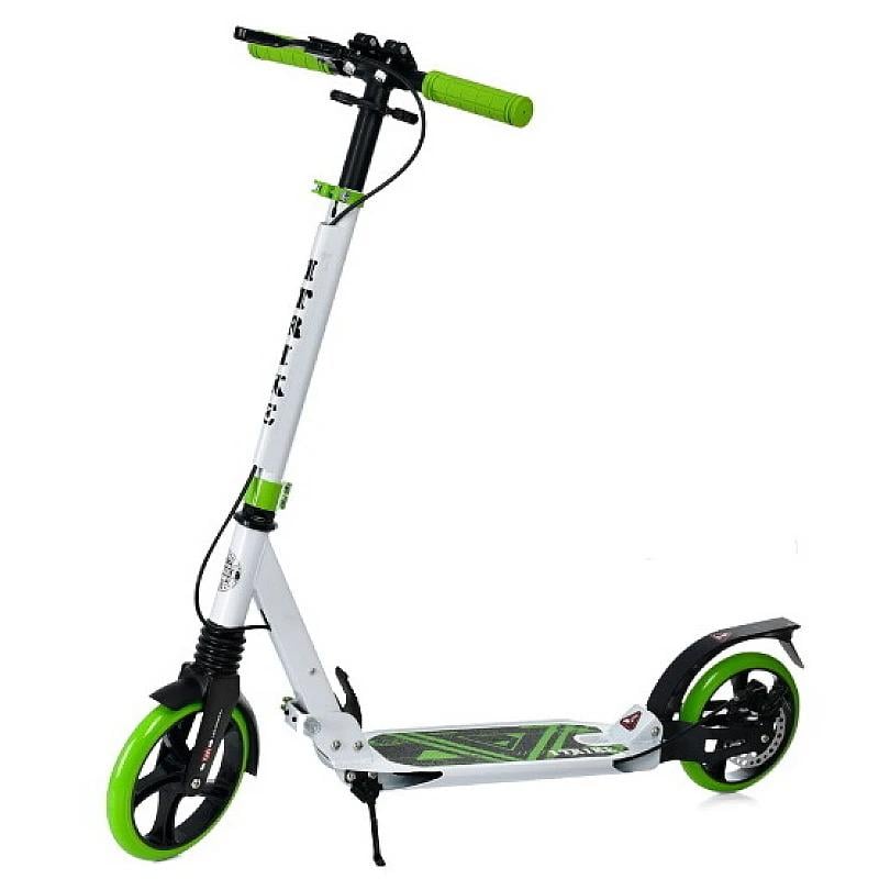 Самокат iTrike SR 2-018-10-WGR колеса 200 мм Бело-Зеленый