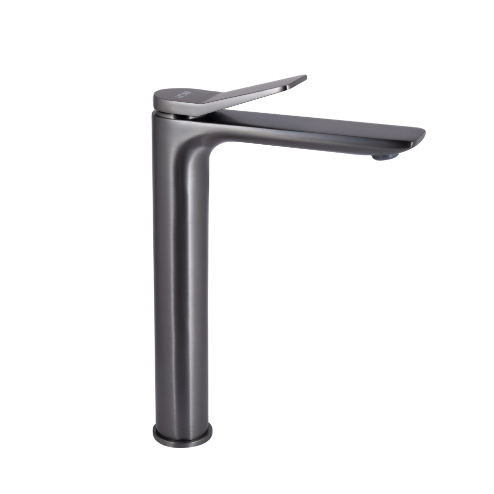 Смеситель для раковины Qtap Presto высокий однорычажный Ø 35 мм Графит (SD00051706)