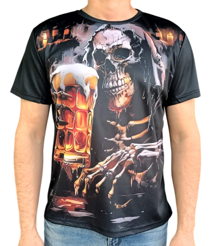 Футболка Череп та пиво тип 2 3ХL (550-03) Футболка Череп та пиво тип 2 3ХL (550-03)