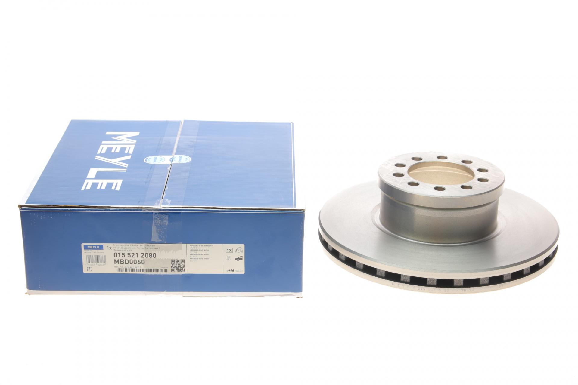 Тормозной диск передний MEYLE для Mercedes Atego 335x34 мм (015 521 2080)