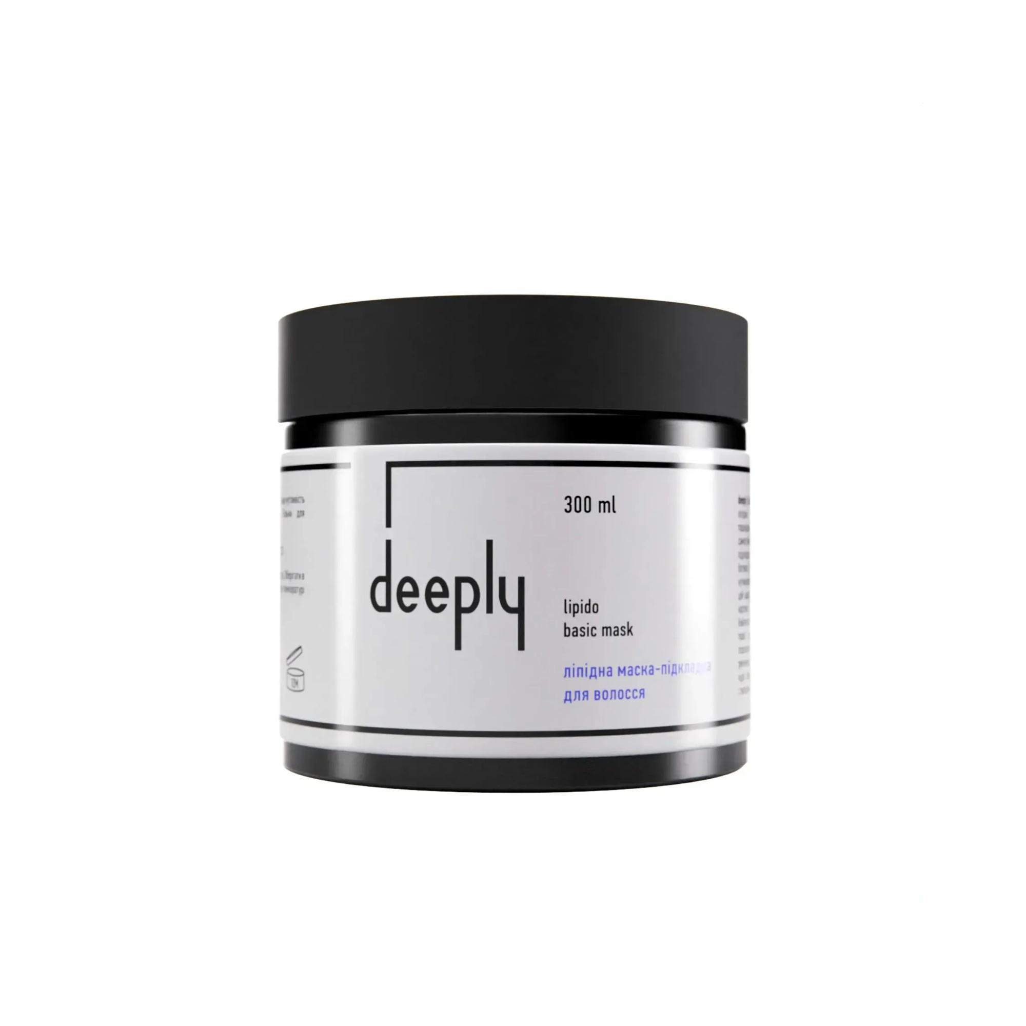 Маска-подложка липидная для волос deeply Lipido Basic Mask 300 мл