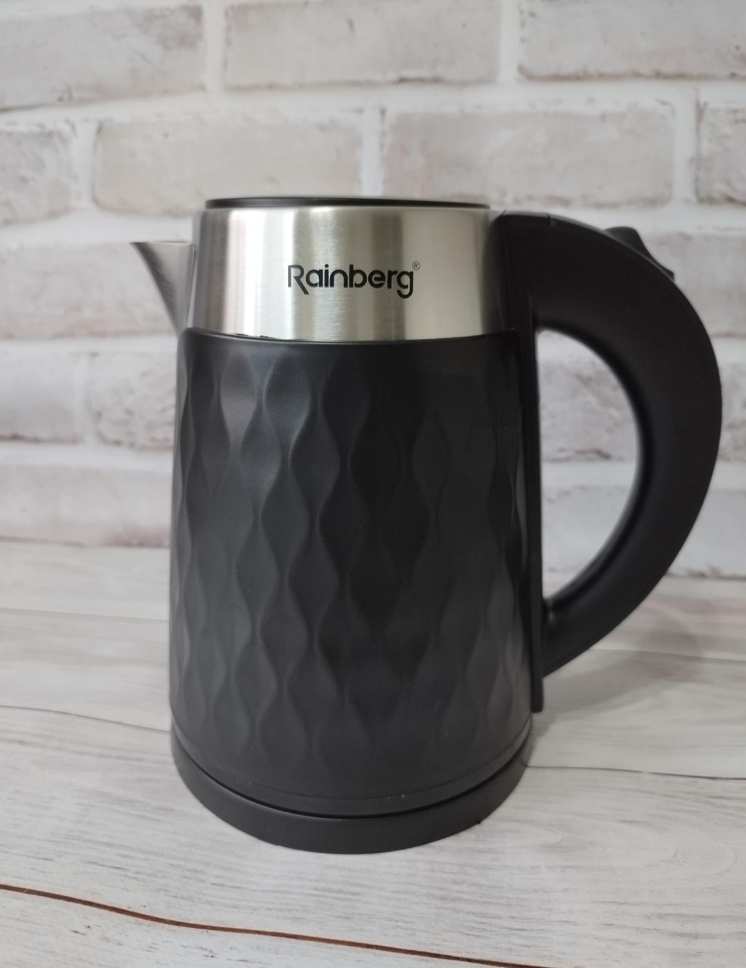 Електрочайник Rainberg RB2226br нержавіюча сталь 2000W 2 л (14541639)
