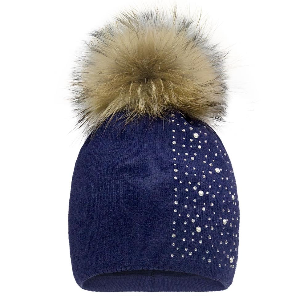 Шапка зимняя Дэвид стар. р.50 Синий (21438)