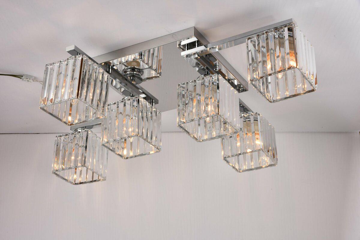 Люстра хрустальная потолочная Ш 1318/6 CR (44010)