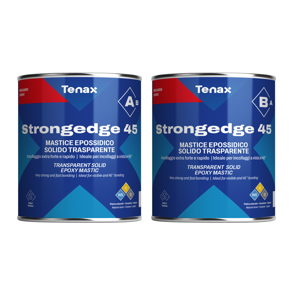 Клей эпоксидный TENAX StrongEdge A/B прозрачный густой 1,5 л (000178)