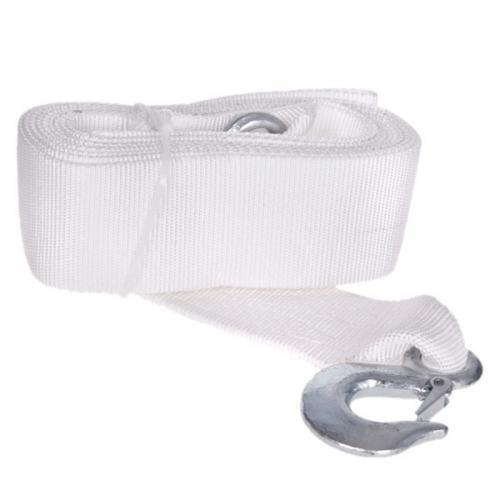 Трос буксир ST1009/ТР-109-8-1 8 т стрічка 75 мм 5,0 м/2 гака/кульок Білий - фото 7 Трос буксир ST1009/ТР-109-8-1 8 т стрічка 75 мм 5,0 м/2 гака/кульок Білий - фото 7
