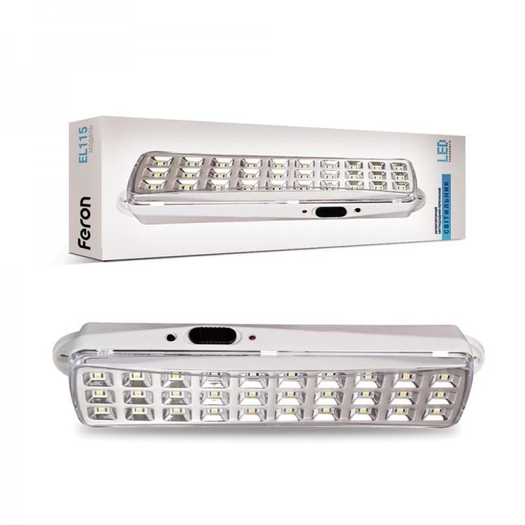 Фонарь Feron EL115 30LED на аккумуляторе White (iz16060)