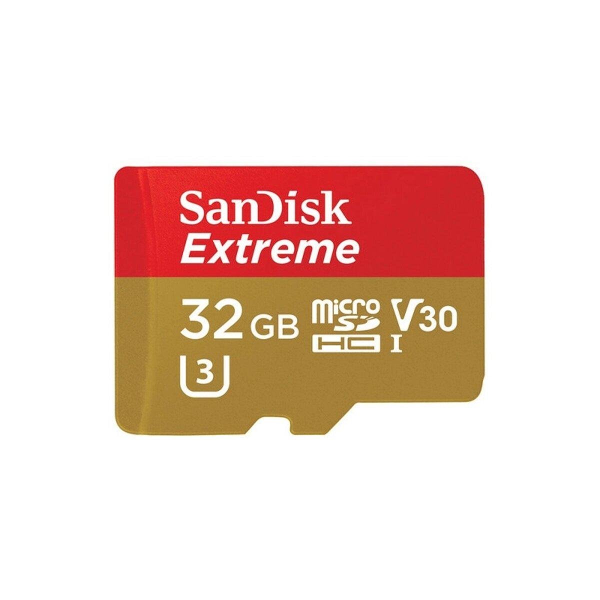 Карта памяти SanDisk Extreme Action A1 32 Гб с адаптером SD (12909723)