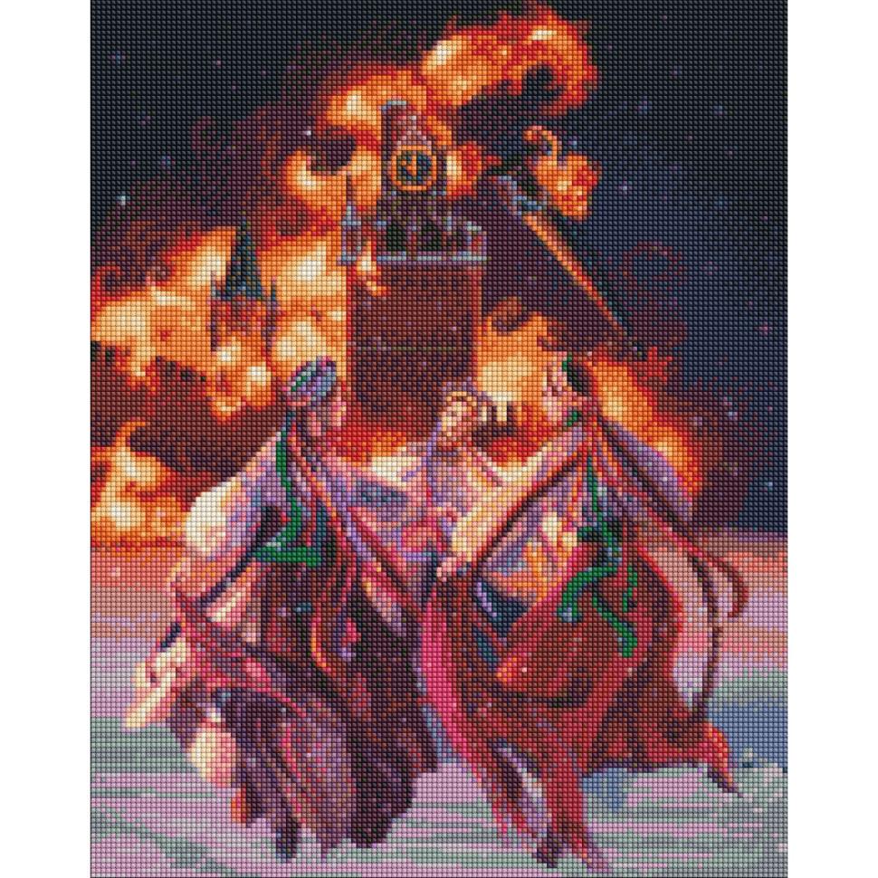 Алмазная мозаика Идейка Огонь свободы 40x50 см (AMO7619)