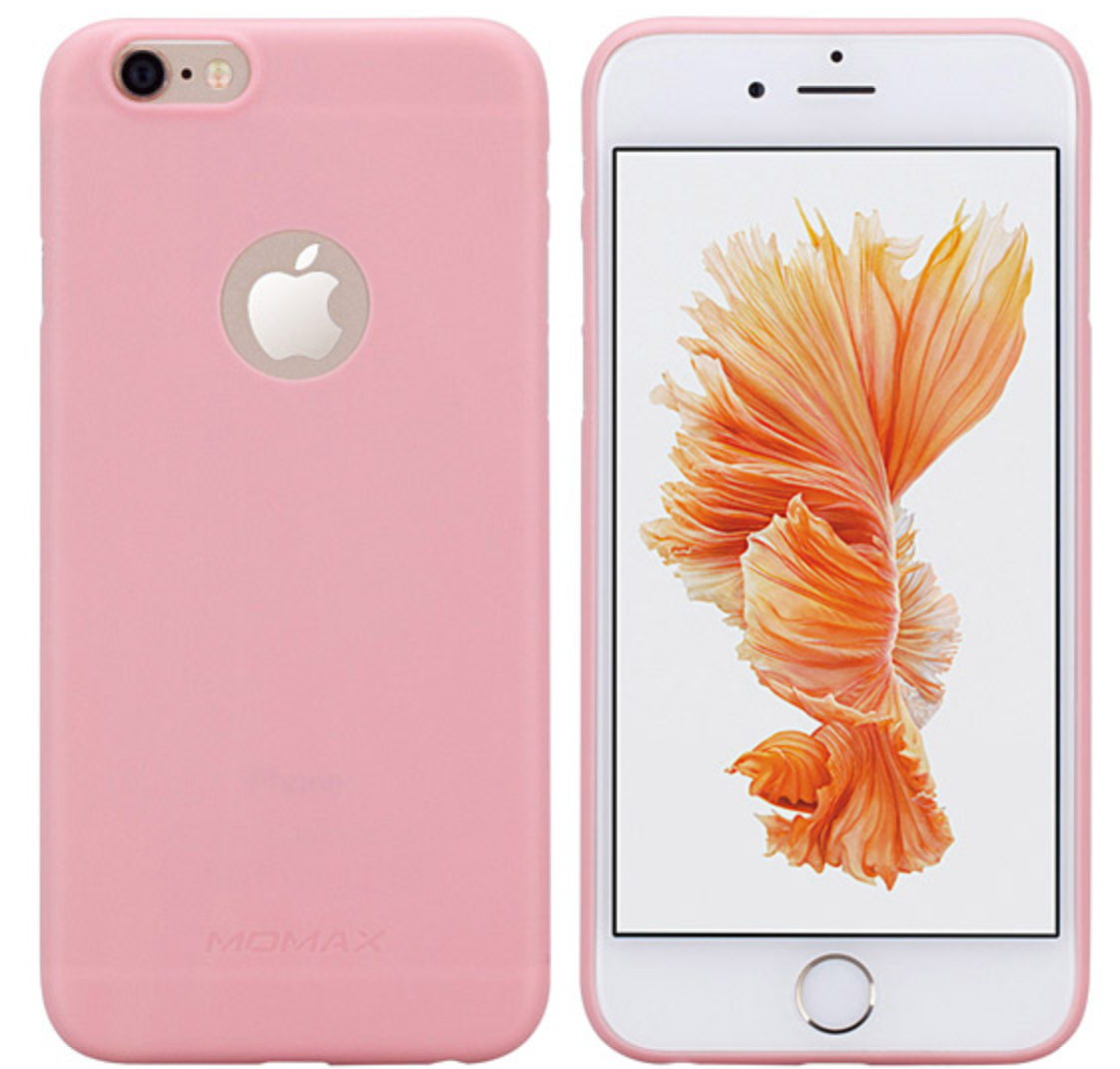 Чохол-накладка Momax Membrane Case Strong Slim for iPhone 6/6S, Pink (CSAPIP6SP)