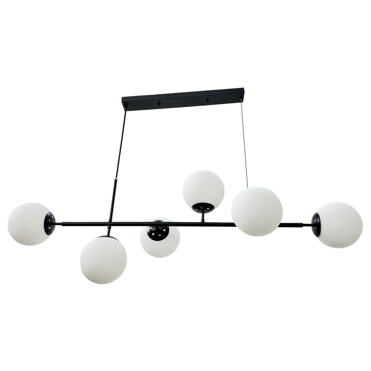 Люстра подвесная Numina лофт на 8 ламп MS-D9840/6 BK Черный