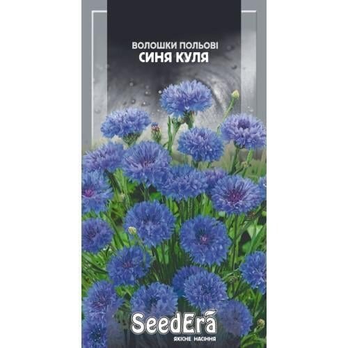 Семена цветов Васильки полевые синий шар Семейный сад 5 г (CS-09721)