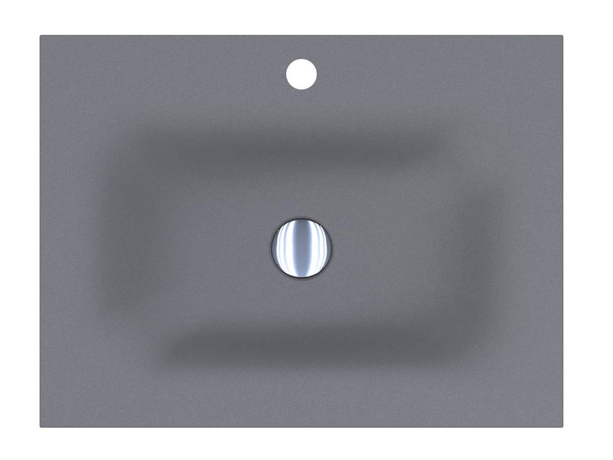 Умивальник Miraggio Jessel 600 Mirastone Gray - фото 2 Умивальник Miraggio Jessel 600 Mirastone Gray - фото 2