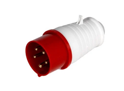 Силовая вилка E.NEXT e.plug.pro.5.32 3P+N+PE 32А 380 В переносная IP44 Красный (p011008)