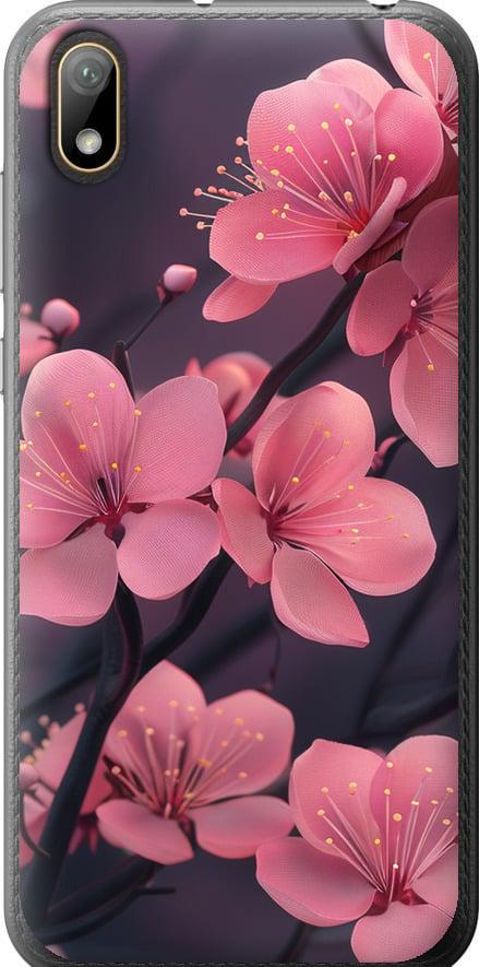 Чехол на Huawei Y5 2019 Пурпурная сакура (6075u-1695-42517) Чехол на Huawei Y5 2019 Пурпурная сакура (6075u-1695-42517)