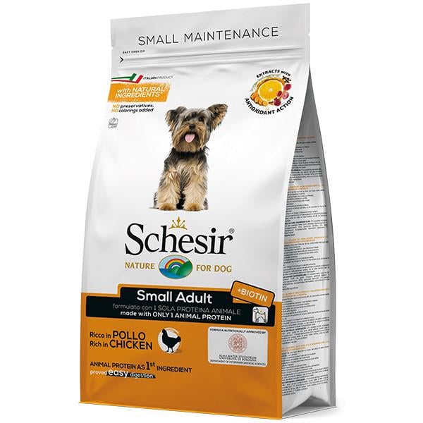 Корм сухий для собак Schesir Dog Small Chicken 800 г (24149515)
