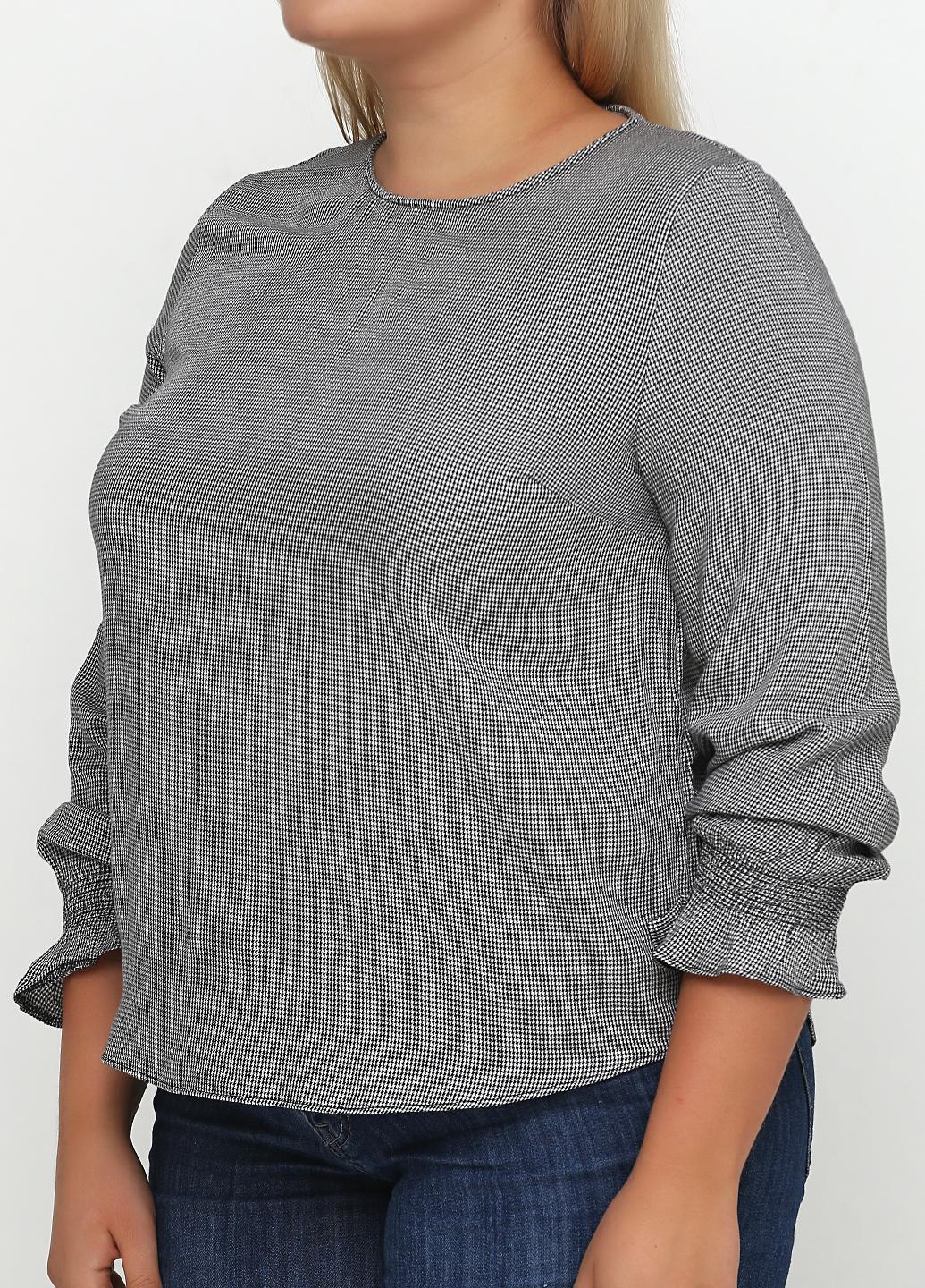 Блуза H&M р. 38 Чорно-білий (6752038) - фото 4 Блуза H&M р. 38 Чорно-білий (6752038) - фото 4