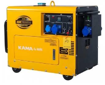 Генератор дизельний KDK7500SCA 1-фазний 230V 50Hz 6,9kVA/5,5kW бак 14,5 л 850x550x720 мм 160 кг (26160)