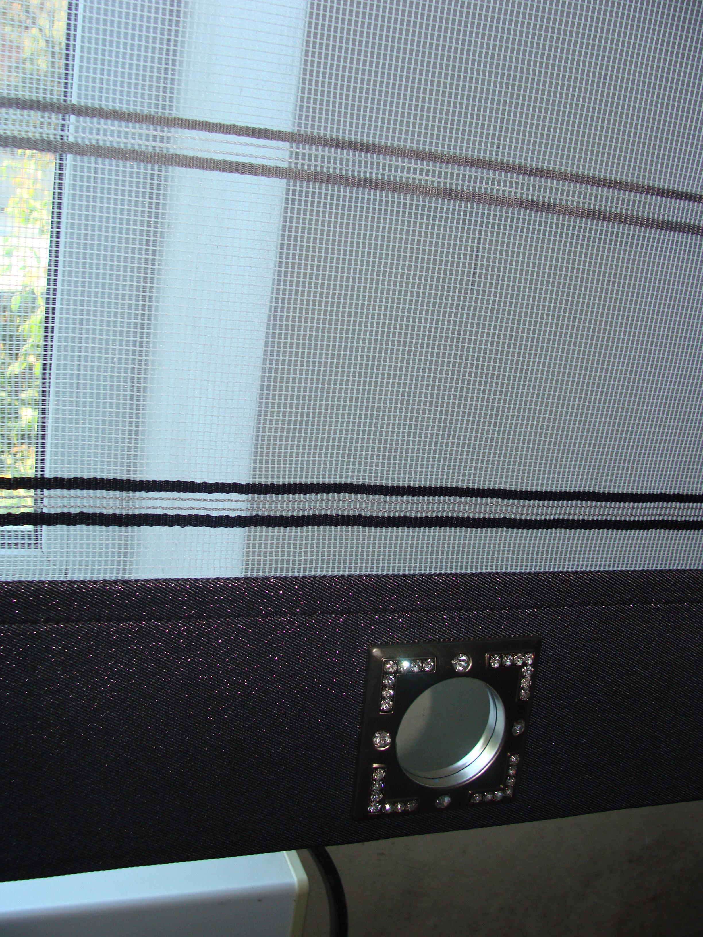 Комплект панельних фіранок Firanka Line 5 шт. карниз 220 см Сірий з чорним (10_7п) - фото 4 Комплект панельних фіранок Firanka Line 5 шт. карниз 220 см Сірий з чорним (10_7п) - фото 4