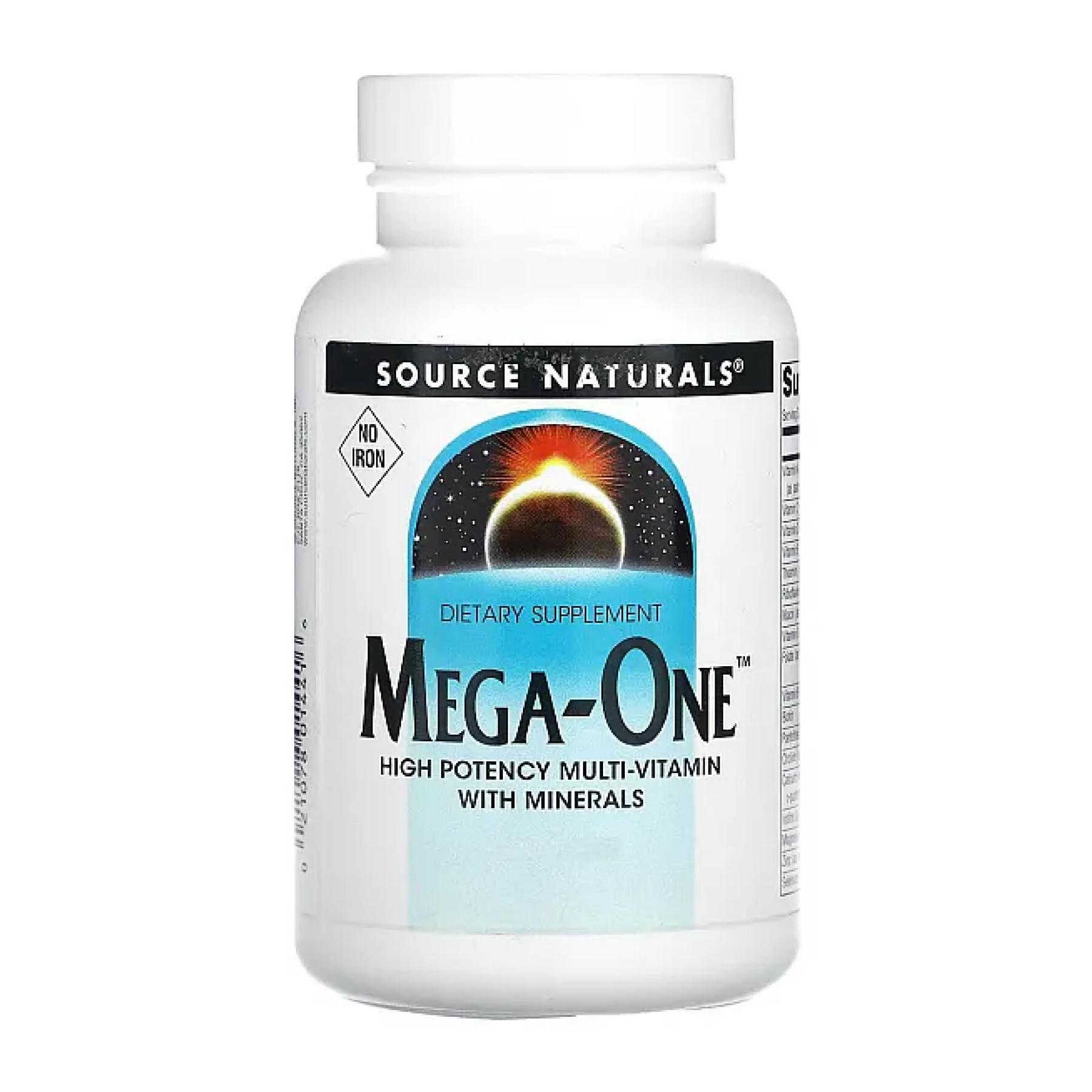 Мультивитаминный комплекс Source Naturals Mega-One 90 таб.