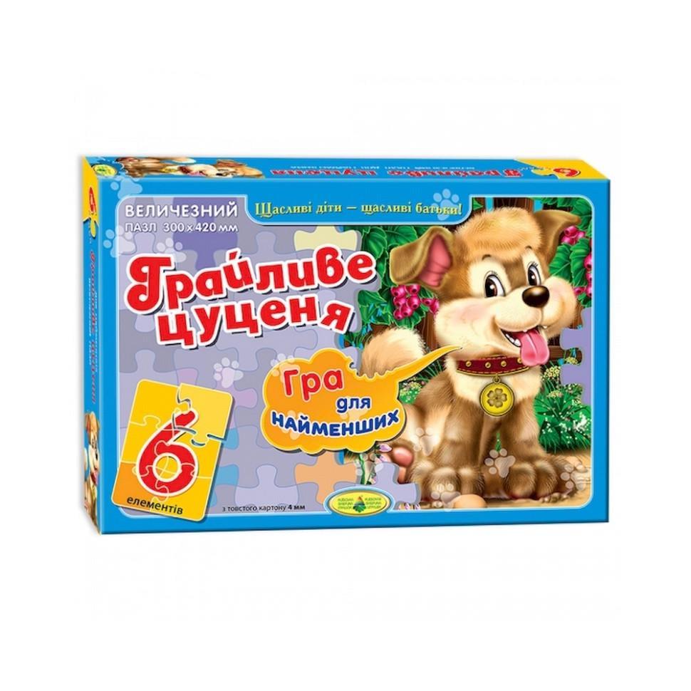 Пазл з великими деталями Energy Plus Грайливе цуценя 83194 6 дет. Пазл з великими деталями Energy Plus Грайливе цуценя 83194 6 дет.