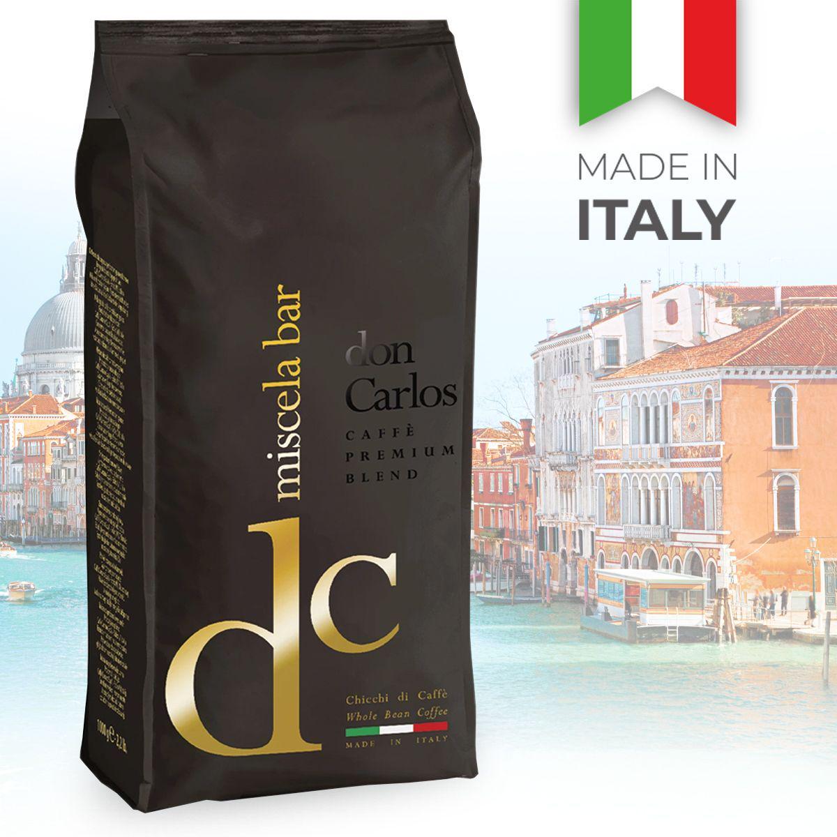 Кофе в зернах Carraro Don Carlos Gusto classico 1 кг (don60100002) Кофе в зернах Carraro Don Carlos Gusto classico 1 кг (don60100002)