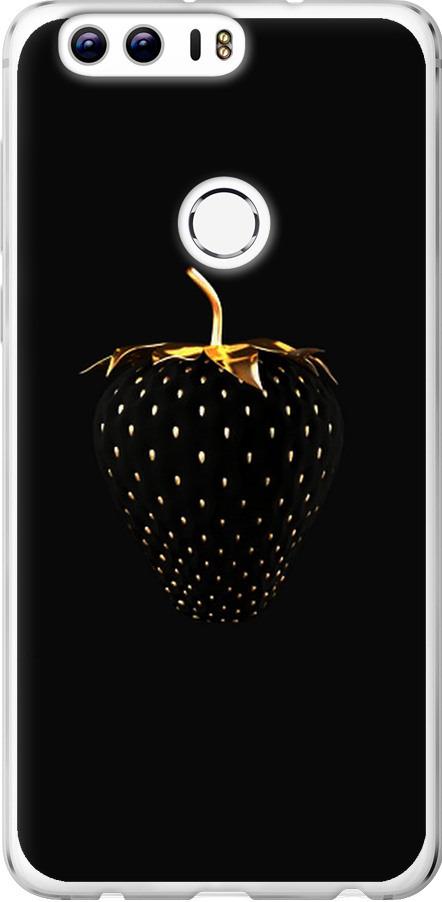 Чехол на Huawei Honor 8 Черная клубника (3585u-351-42517)