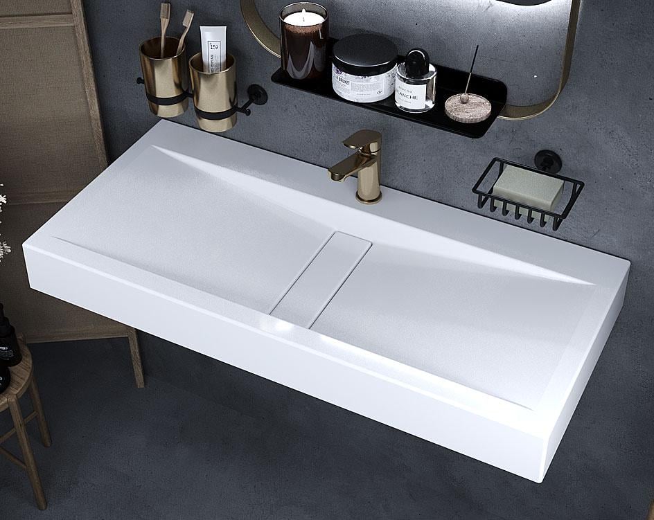 Умывальник подвесной Luxor Tor 100 см (693)