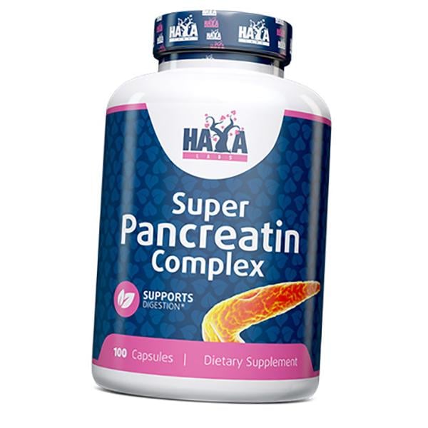 Панкреатин Haya Labs Super Pancreatin Enzymes 100 капс. (69405005)