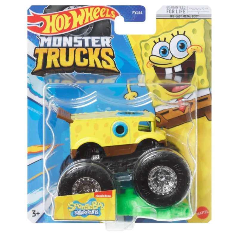 Машинка-внедорожник Hot Wheels Monster Trucks Spongebob Quarepants (FYJ44/HNW34)