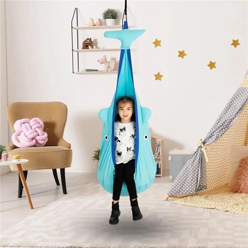 Крісло дитяче підвісне WCG Синій кит (CS07-1) - фото 3 Крісло дитяче підвісне WCG Синій кит (CS07-1) - фото 3