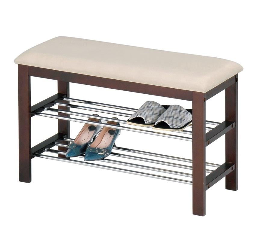 Полка для обуви с мягкой лавкой 80х50х31 см (SR-0628) Полка для обуви с мягкой лавкой 80х50х31 см (SR-0628)