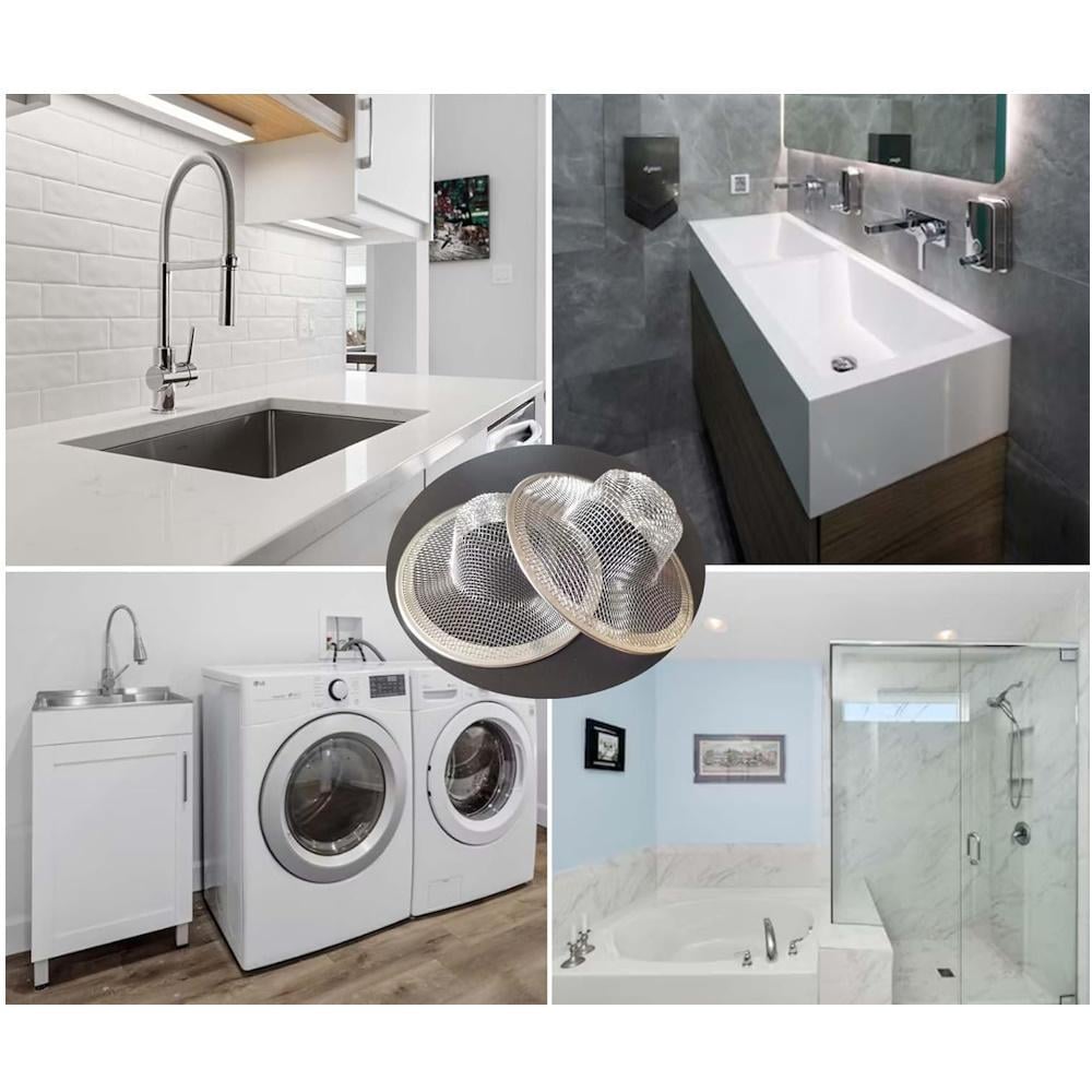 Сітка-фільтр для раковини з нержавіючої сталі проти засмічення 5 шт. Сріблястий (3000003808) - фото 7 Сітка-фільтр для раковини з нержавіючої сталі проти засмічення 5 шт. Сріблястий (3000003808) - фото 7