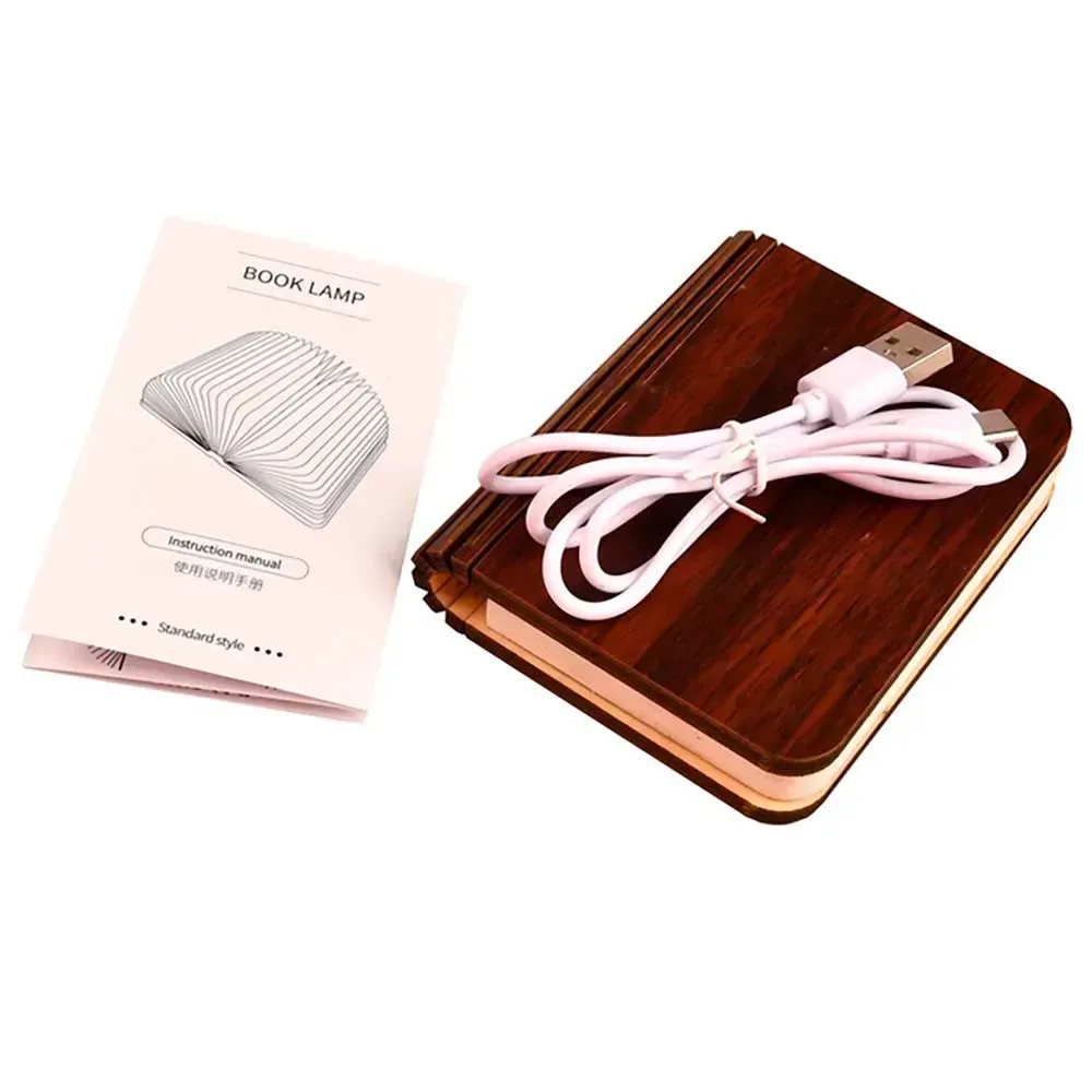 Настольная лампа-ночник Книга AD-2231 10x9x2,2 см от USB (234576094) - фото 8