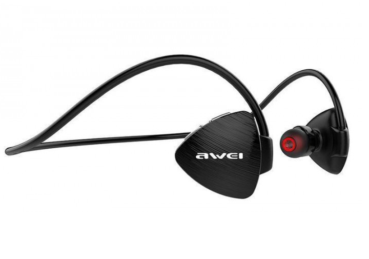 Спортивные Bluetooth наушники Awei A840BL 100 мАч Черный (189cab4a)