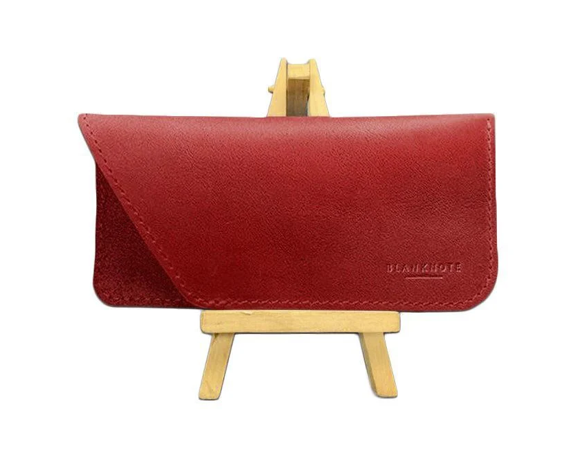 Чохол шкіряний для окулярів Краст Червоний (A-027718)