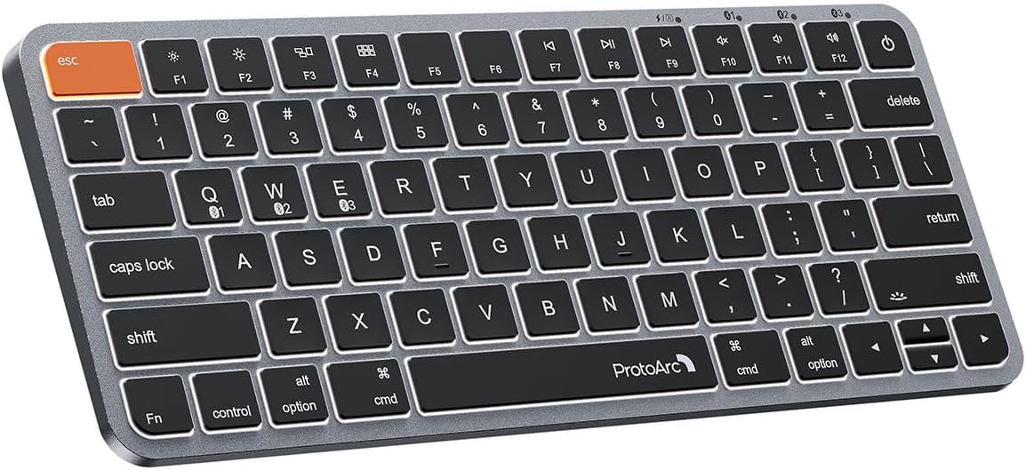 Клавиатура ProtoArc K90-A для Mac/iPad Bluetooth Space Gray (3023517029)