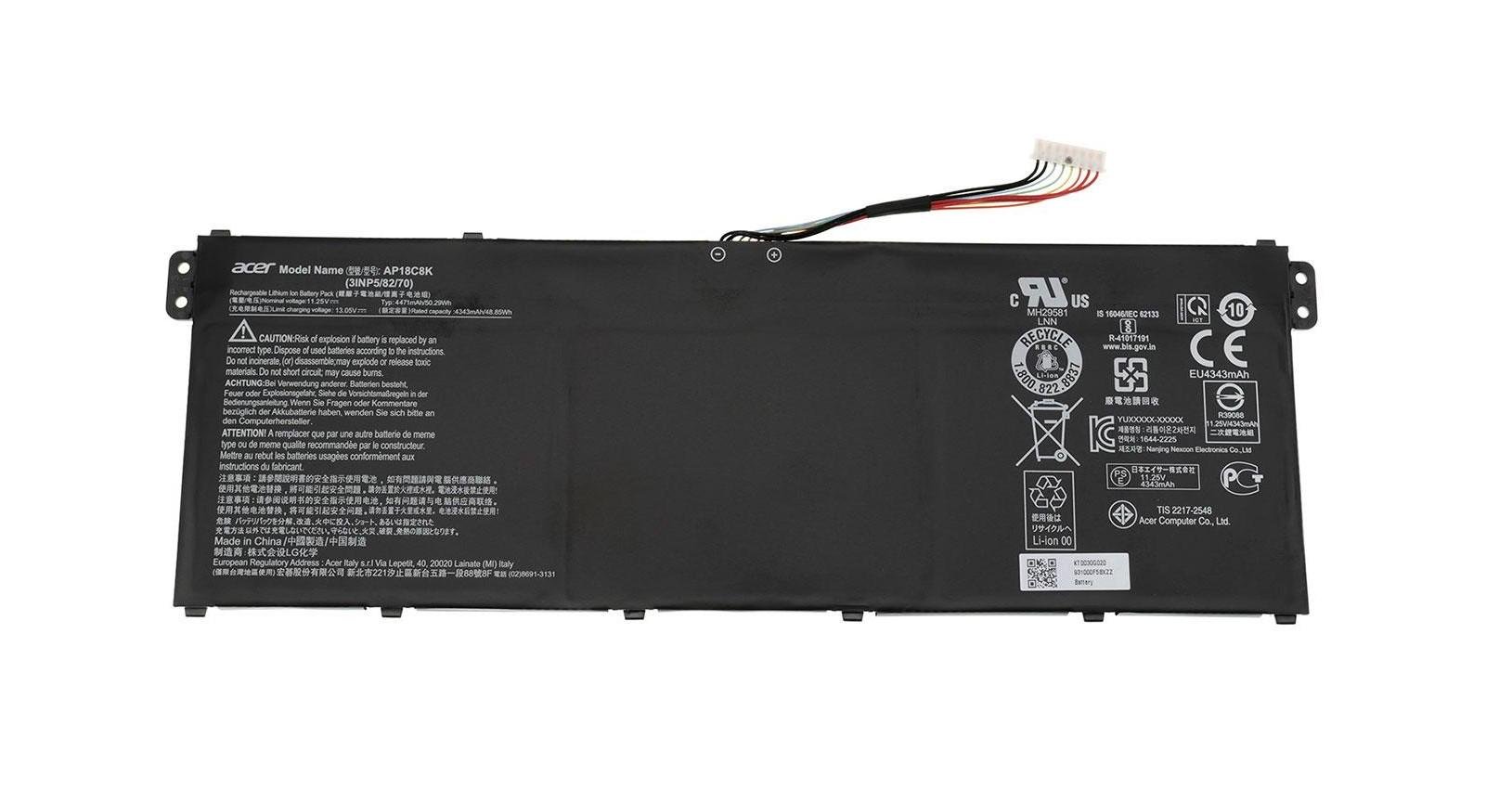 Аккумулятор для Acer Aspire A515-55G A515-55T (75517)