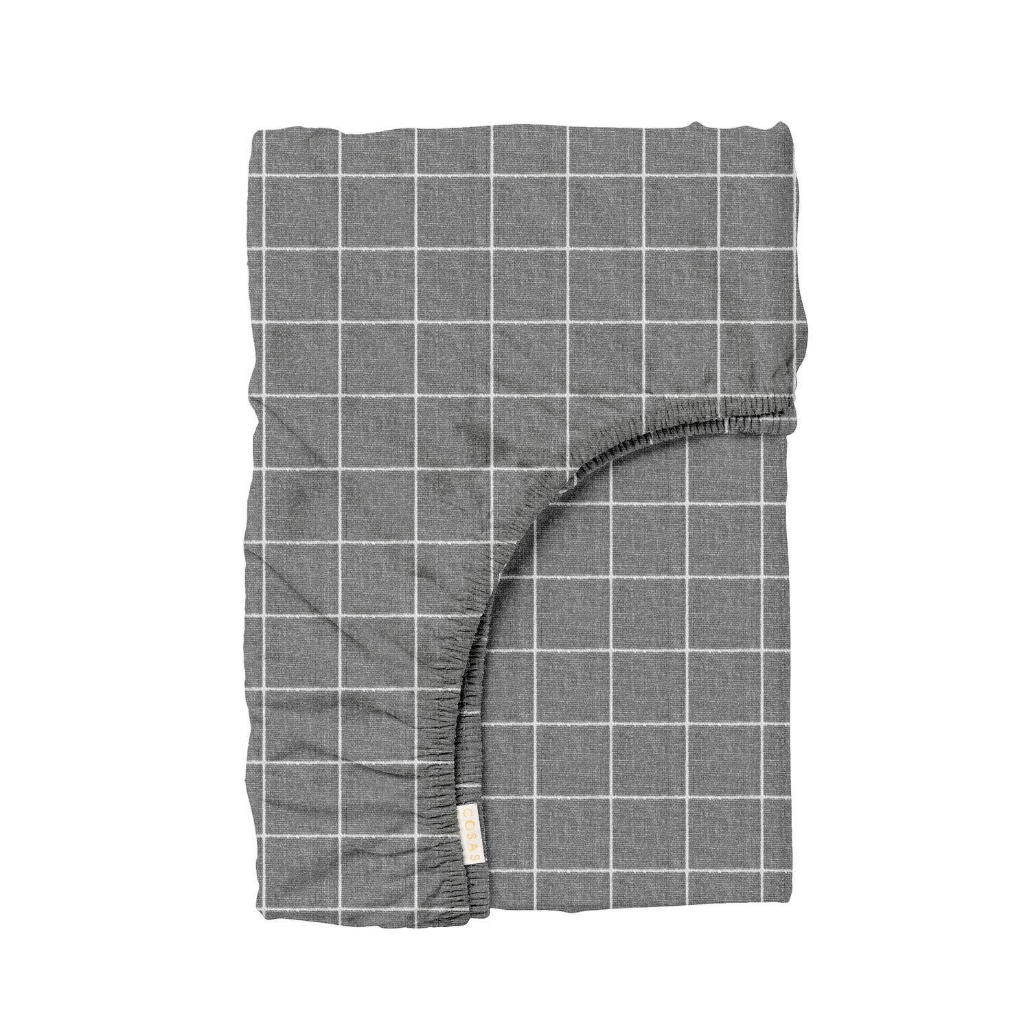 Простынь Cosas на резинке в детскую кроватку 60x120 см Cell (4822052113097)